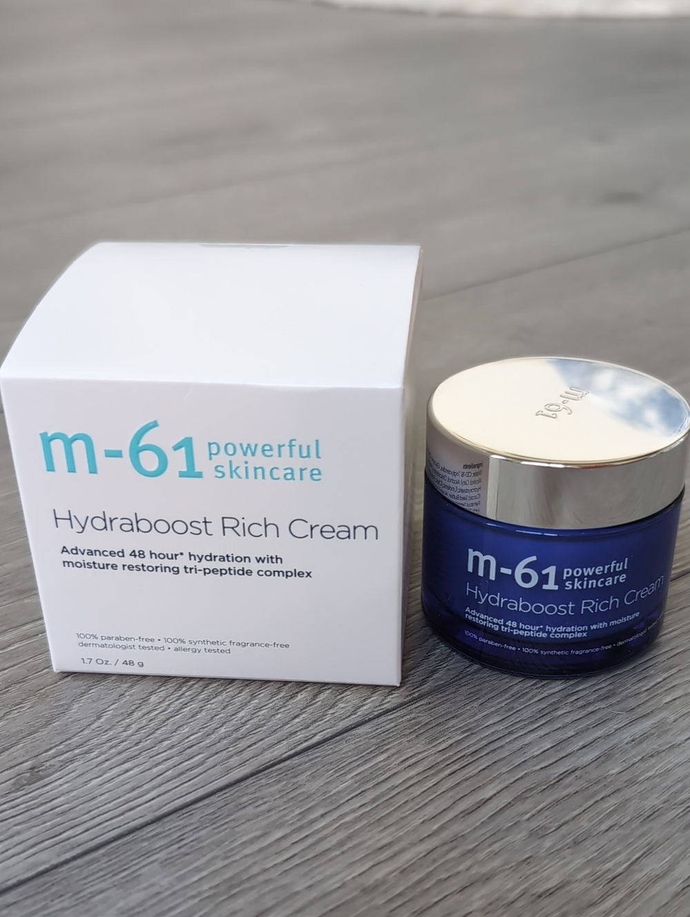 NIB M-61 Hydraboost Rich Cream – Deep Blue Moisturizing Face Cream